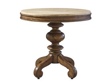 Tuscan Round End Table