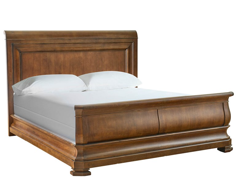 New Lou Louie P's Queen Sleigh Bed (07175B)