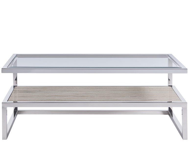 Cocktail Table with Stone Shelf thumbnail