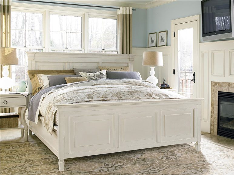 universal furniture | summer hill | panel bed (king)