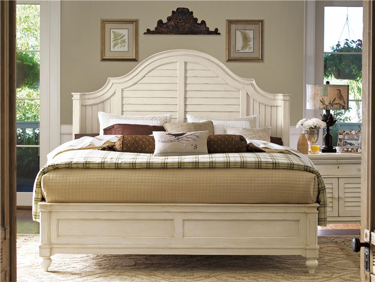 universal furniture | paula deen home | steel magnolia bed (king)