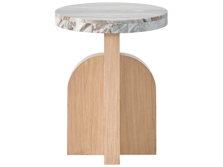Modern Riverine Accent Table (U181821)