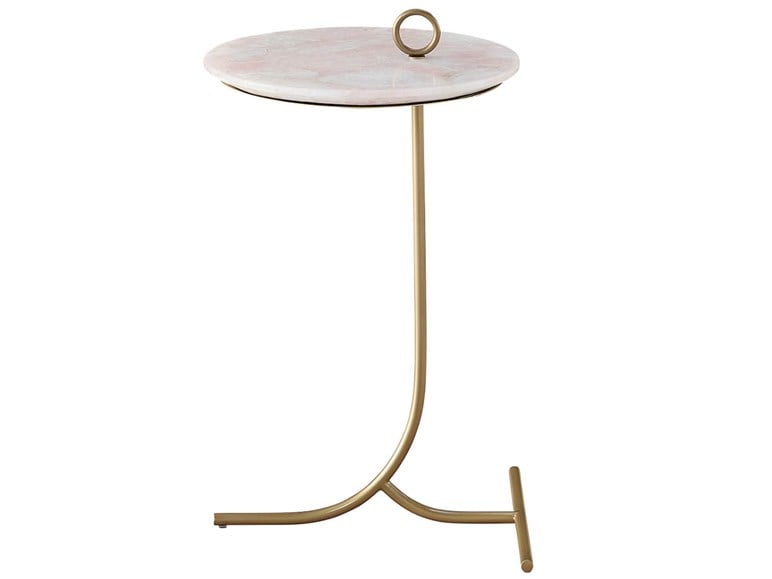 Tranquility - Miranda Kerr Home Rose Quartz Accent Table (U195812A)