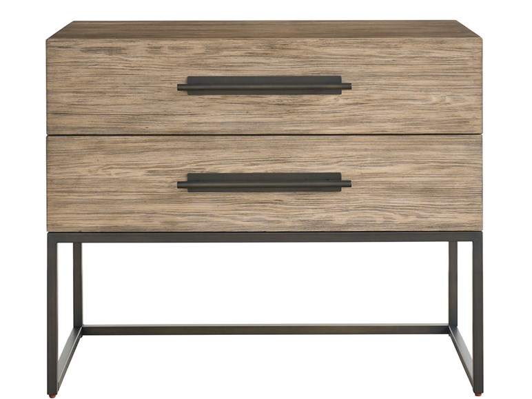 Dwell Boulder Metal Base Nightstand (U462351)