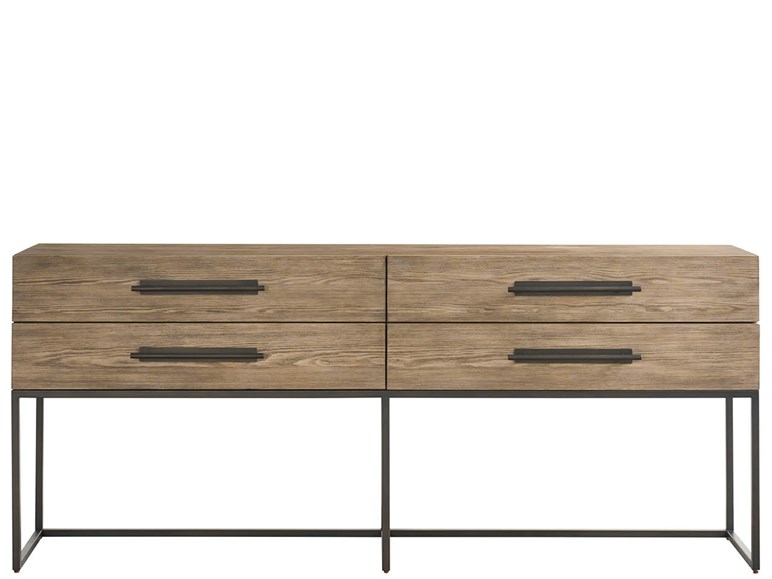Dwell Boulder Metal Base Console (U462816)