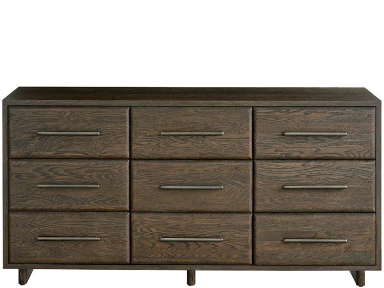Modern Sable Nine Drawer Dresser (U470050)