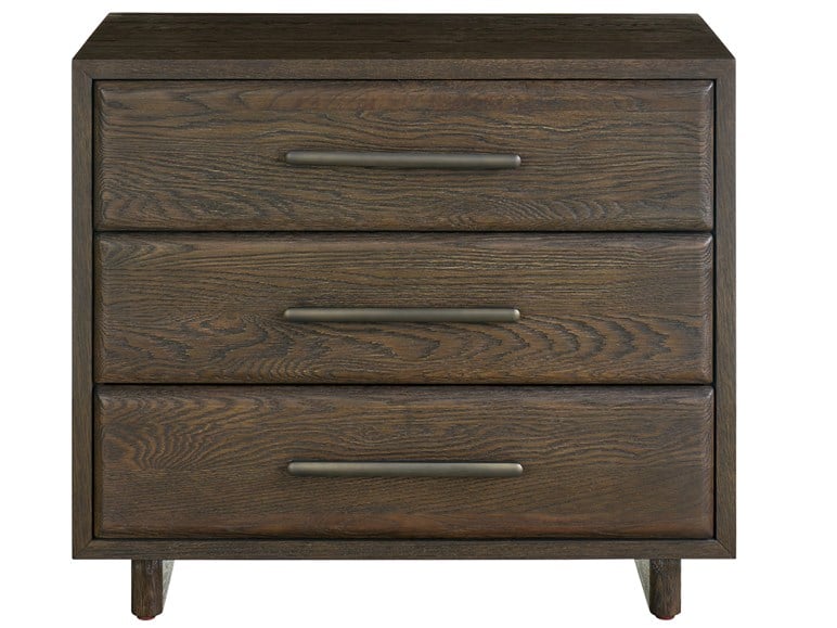 Modern Sable Three Drawer Nightstand (U470350)