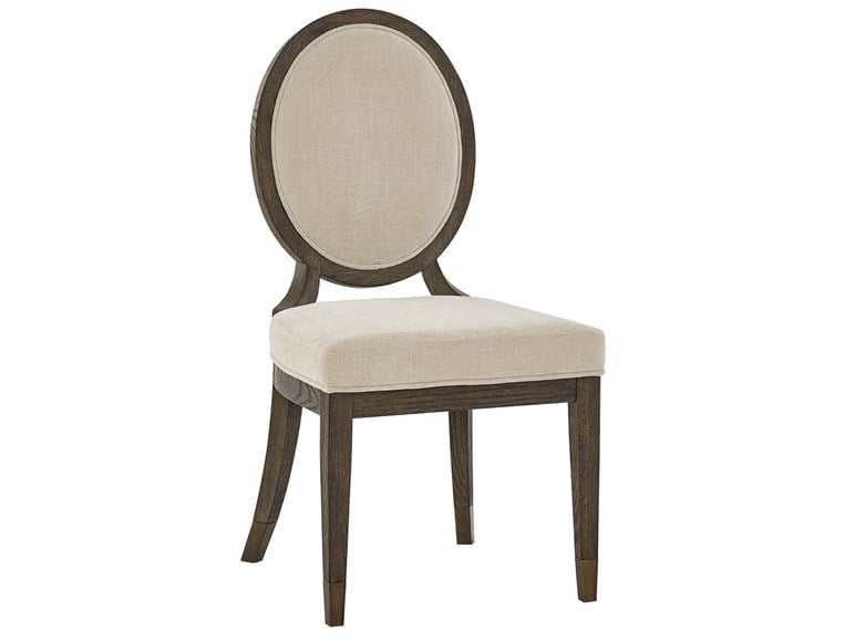 Montclair Cocoa Oval Side Chair (U508626)