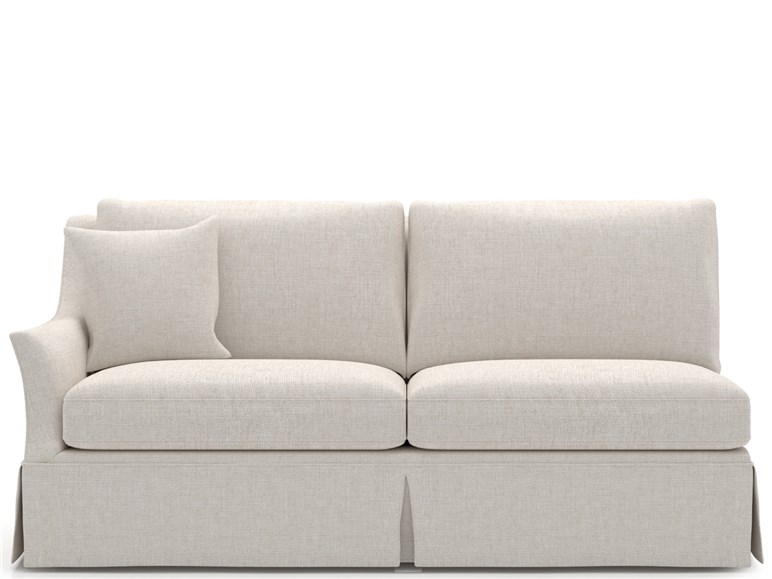 Henri Skirted Loveseat LAF - Special Order