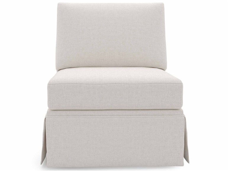 Madison Skirted Armless Chair - Special Order