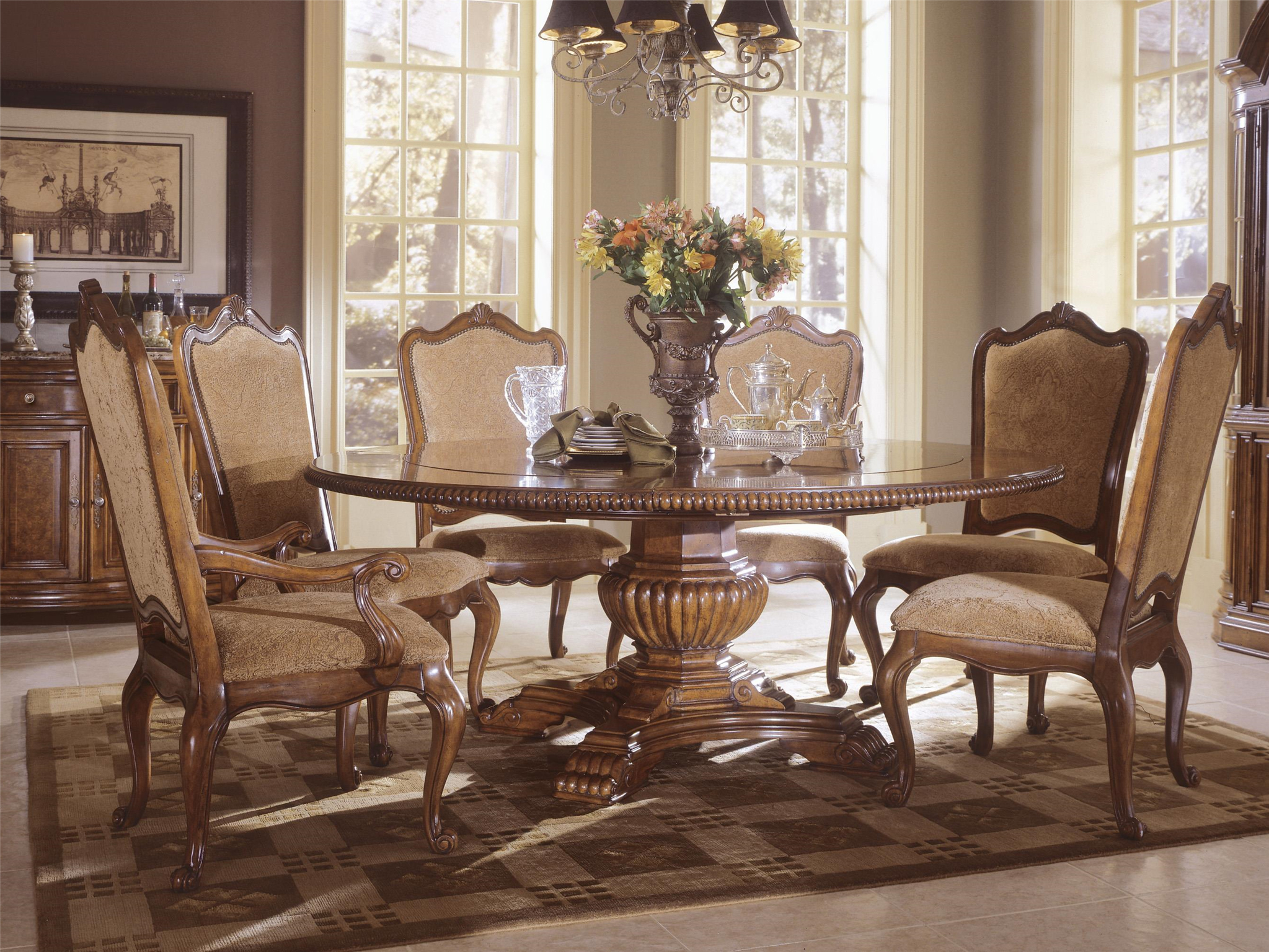 Universal Furniture Villa Cortina Upholstered Back Side Chair