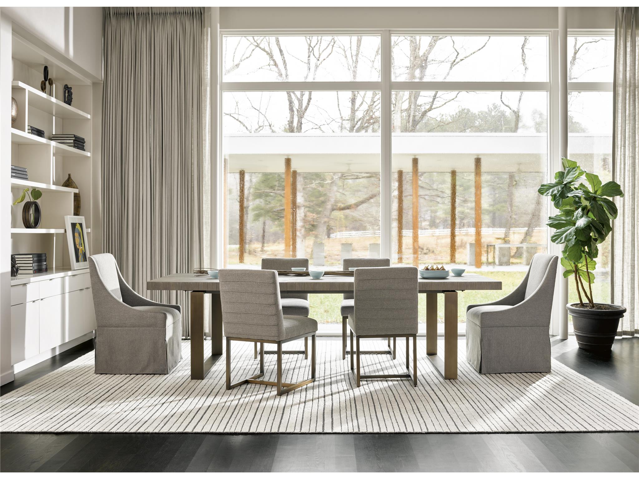 Modern Townsend Castered Dining Chair Universal Furniture