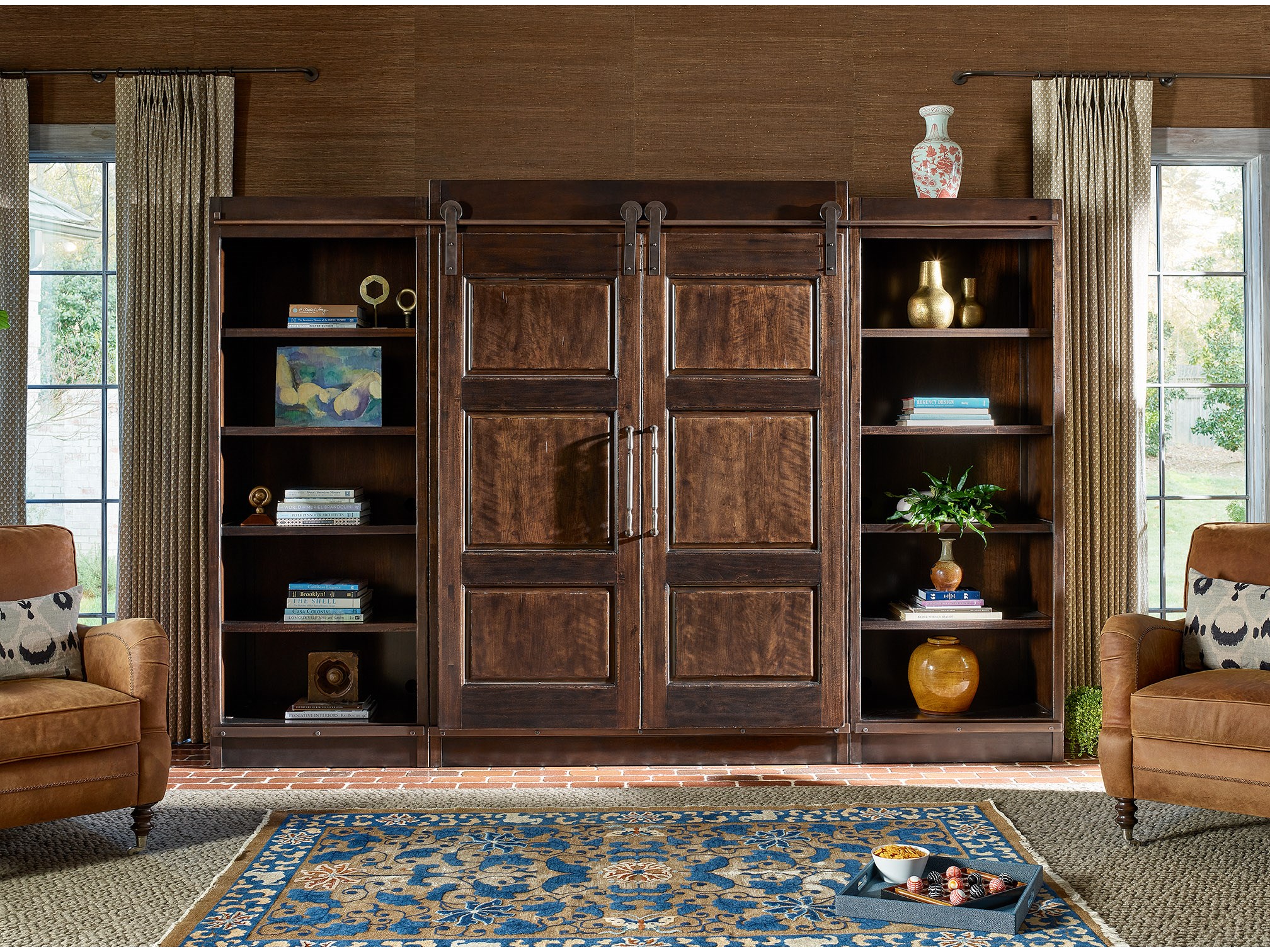 Traditions Park Hill Entertainment Wall Unit Universal