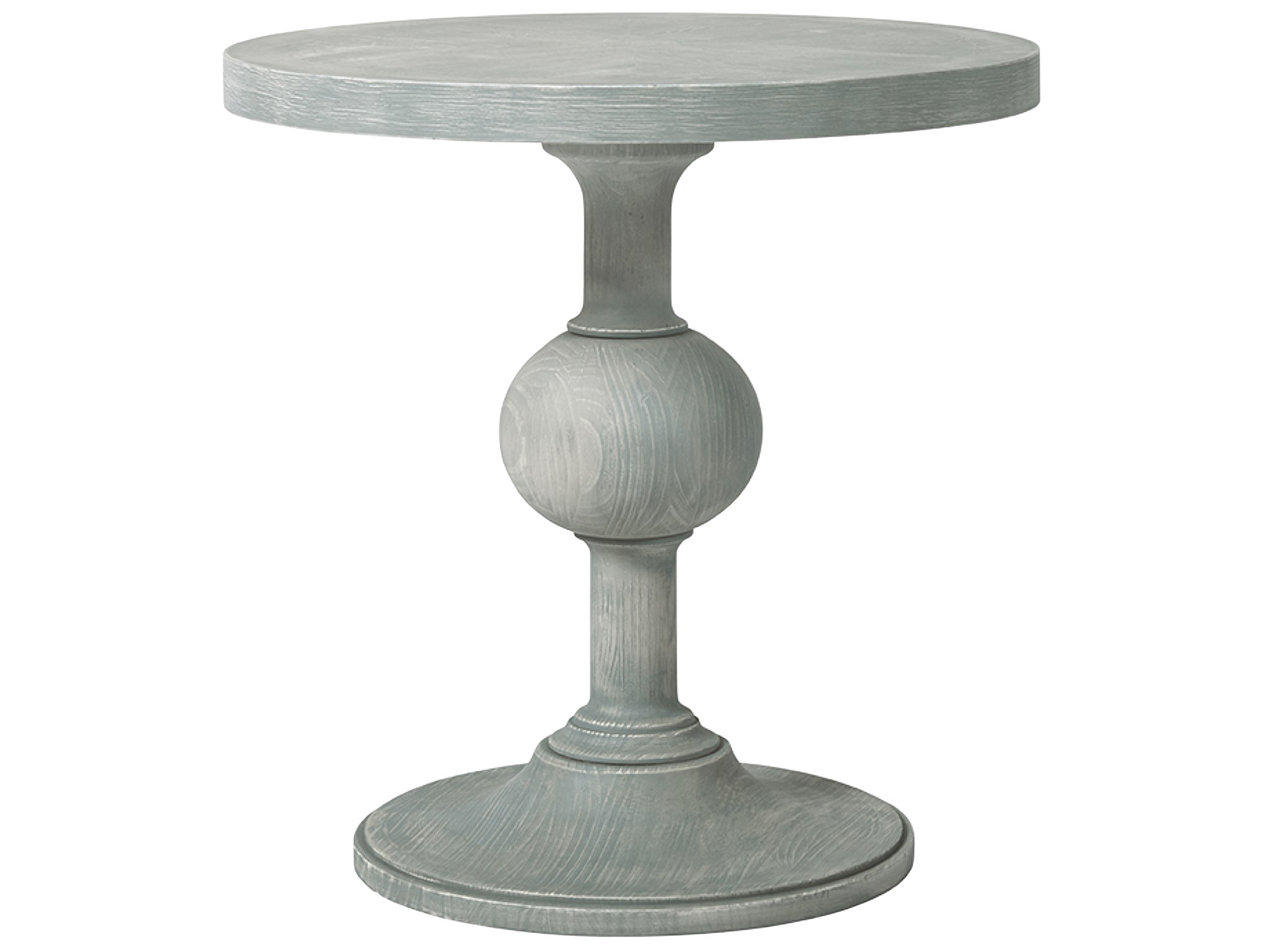 Round Pedestal End Table