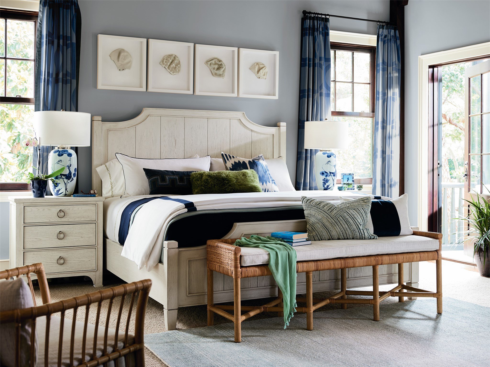 Surfside King Bed Universal Furniture, Coastal King Size Bedroom Sets