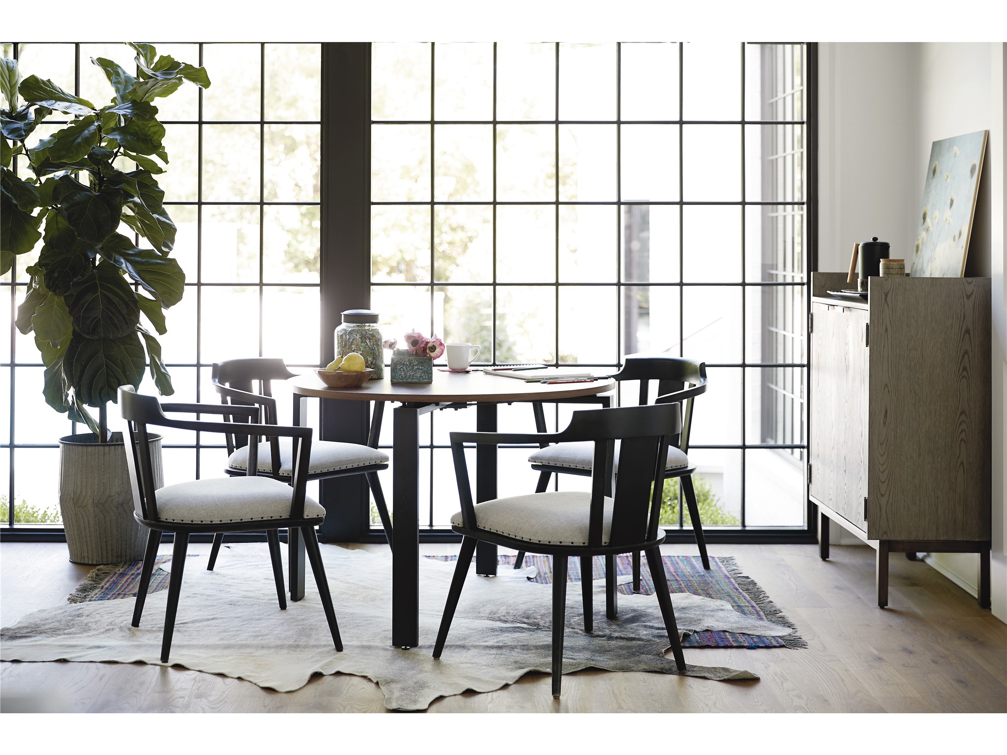 Spaces Dalton Barrel Back Side Chair Universal Furniture