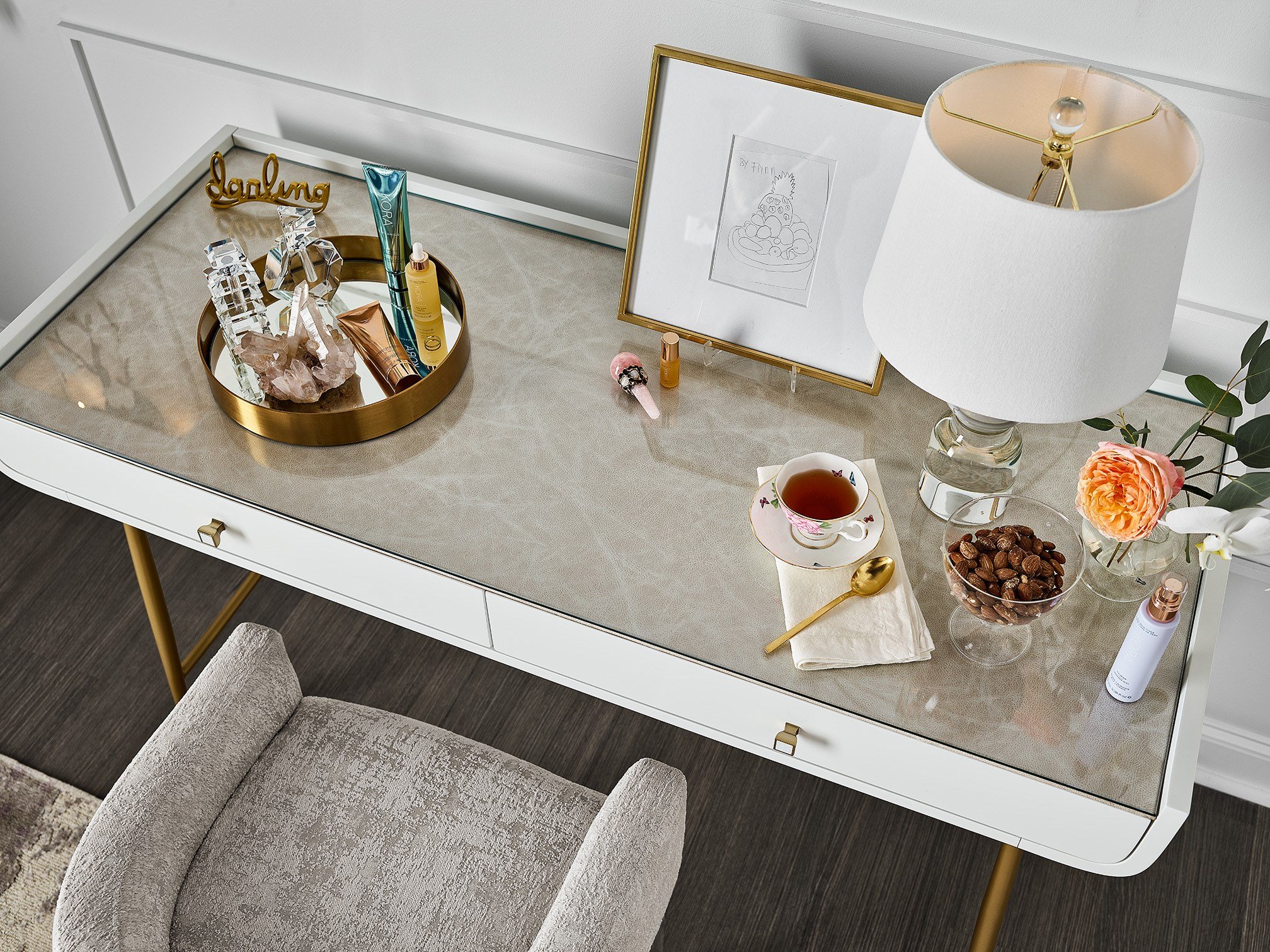 Love. Joy. Bliss. Miranda Kerr Home Allure Vanity Desk Universal