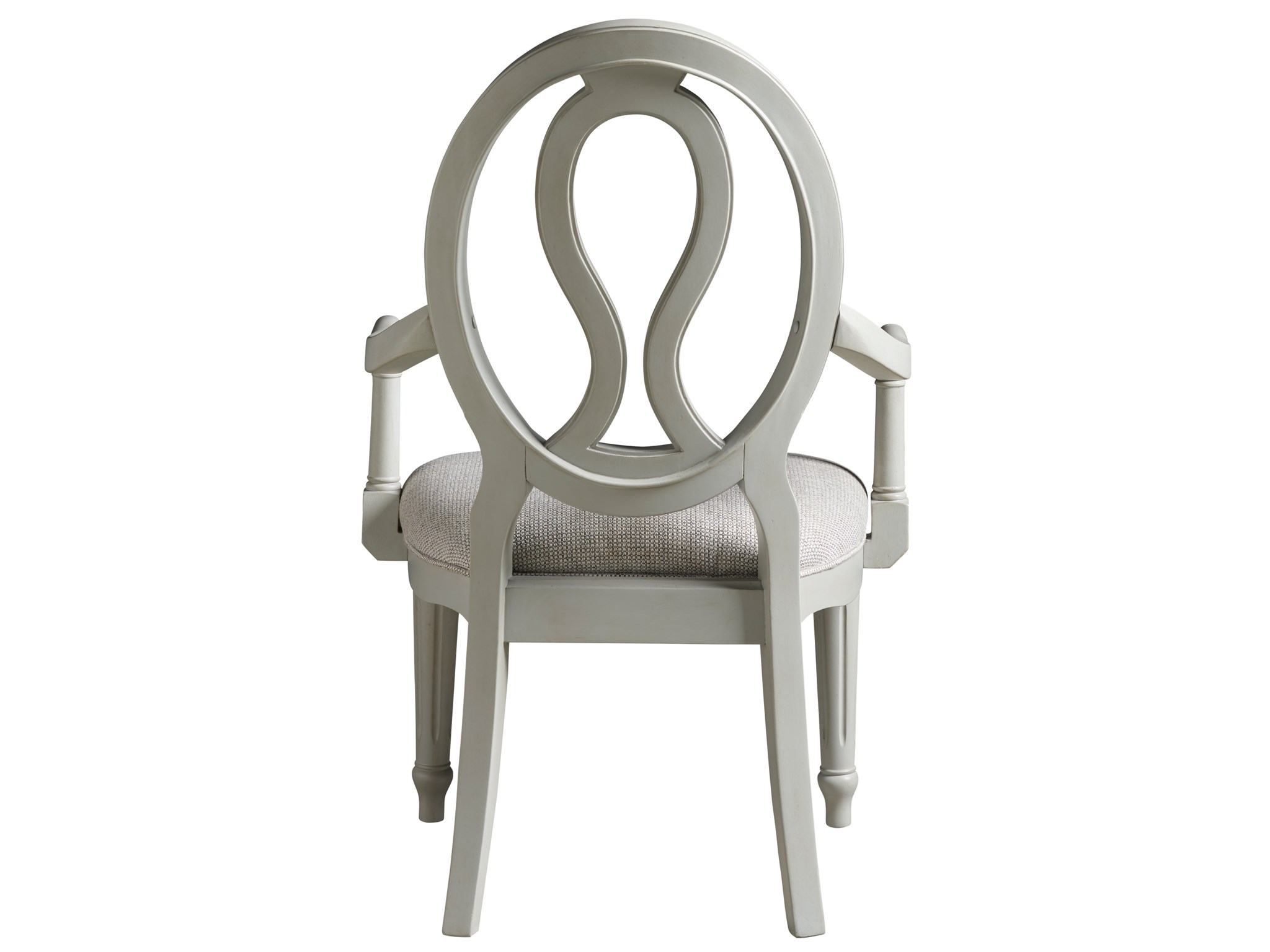 Pierced Back Arm Chair