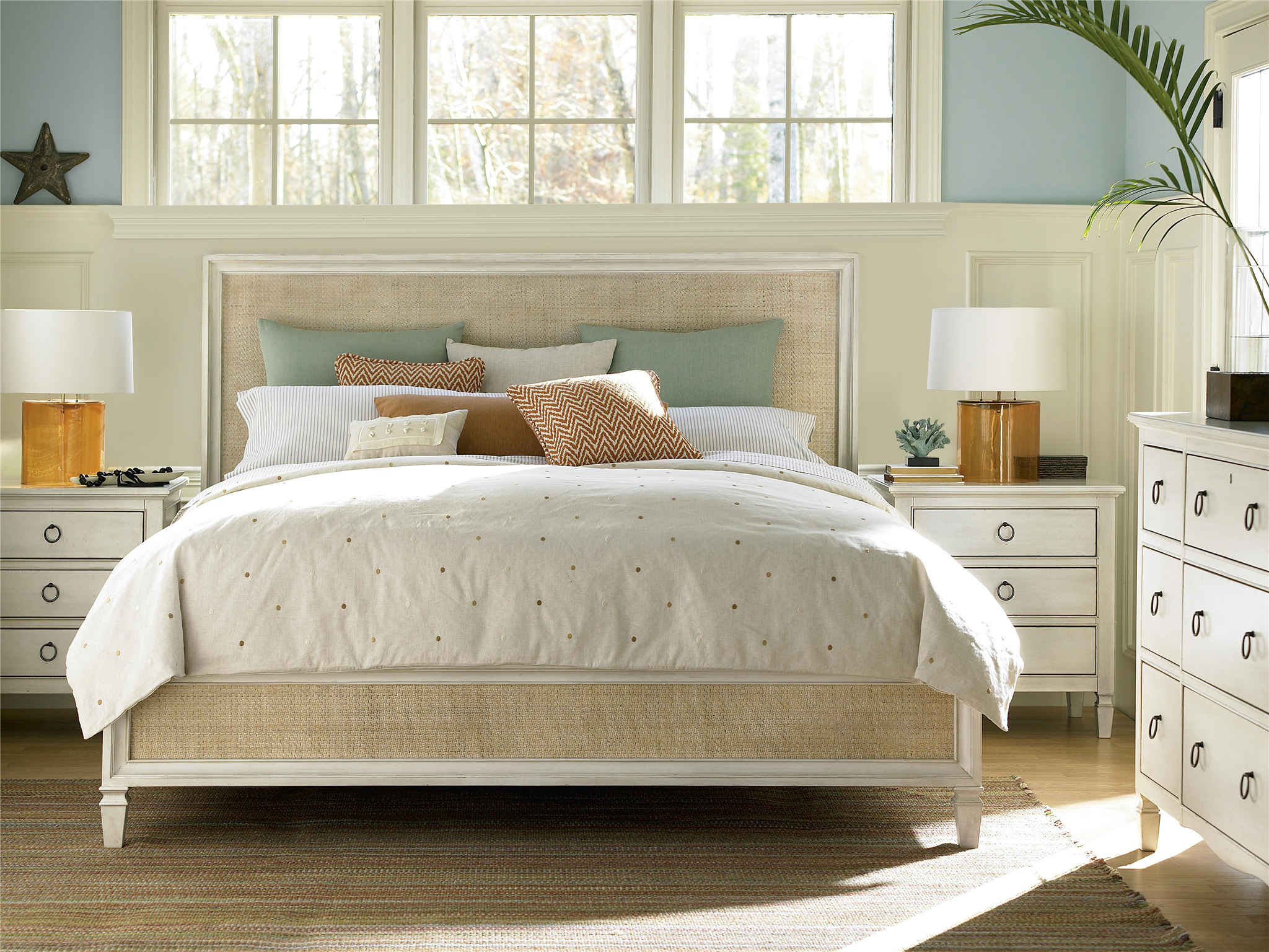 Woven Accent Cal King Bed
