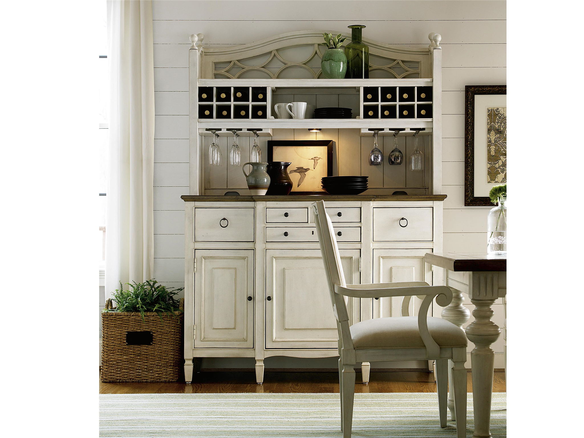 Universal Summer Hill Cotton Tall Cabinet