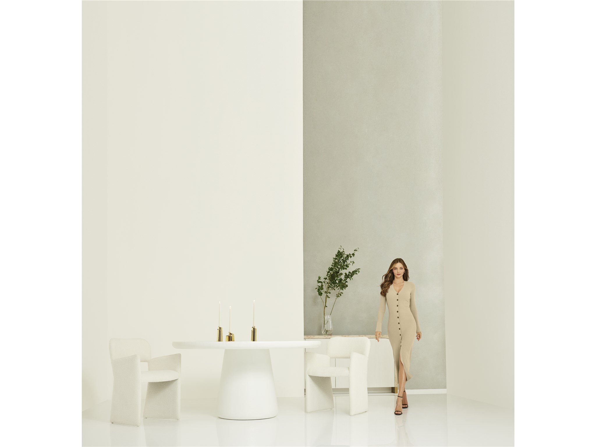 Truffle Round Dining Table
