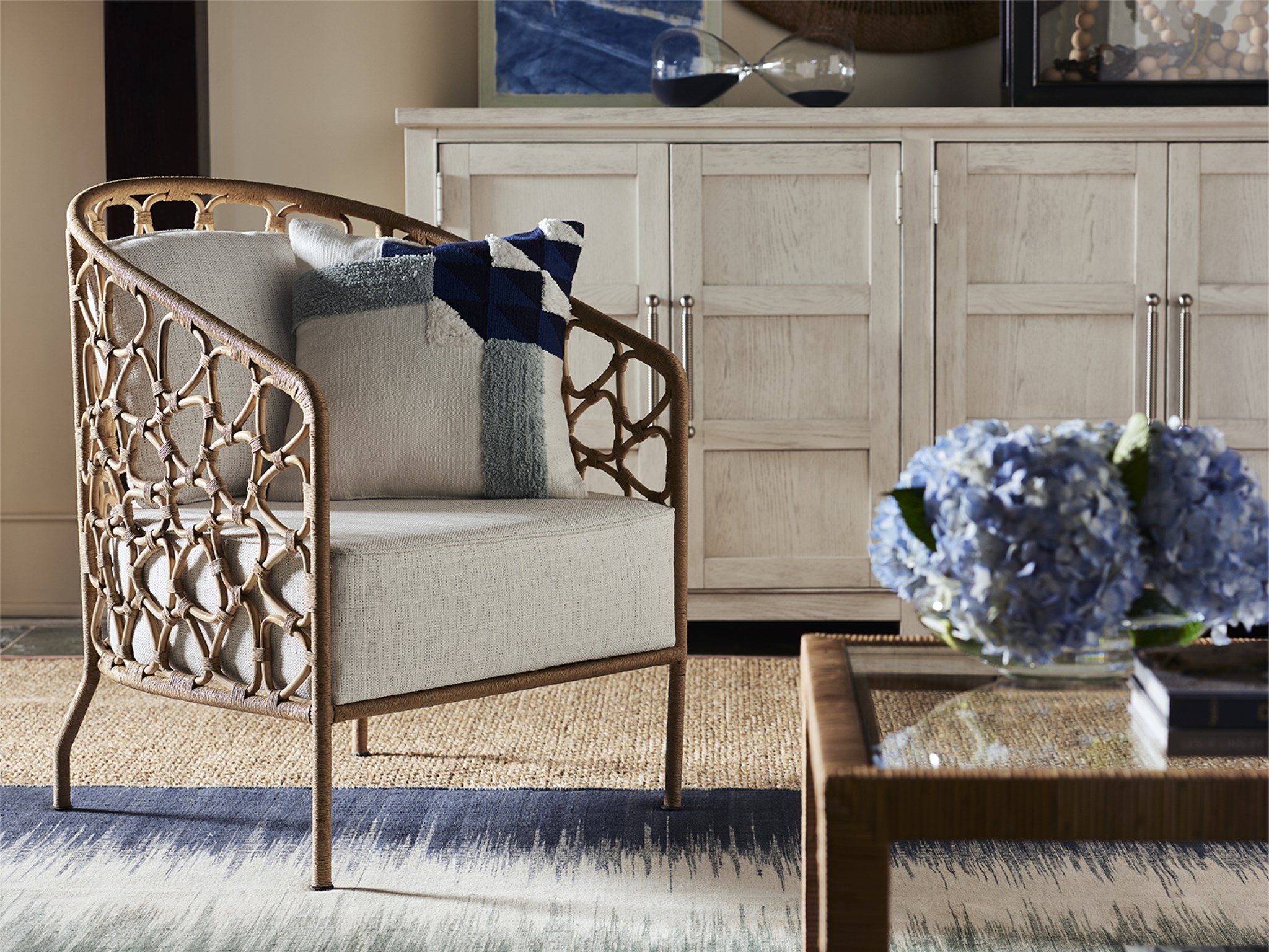 Coastal discount style credenza