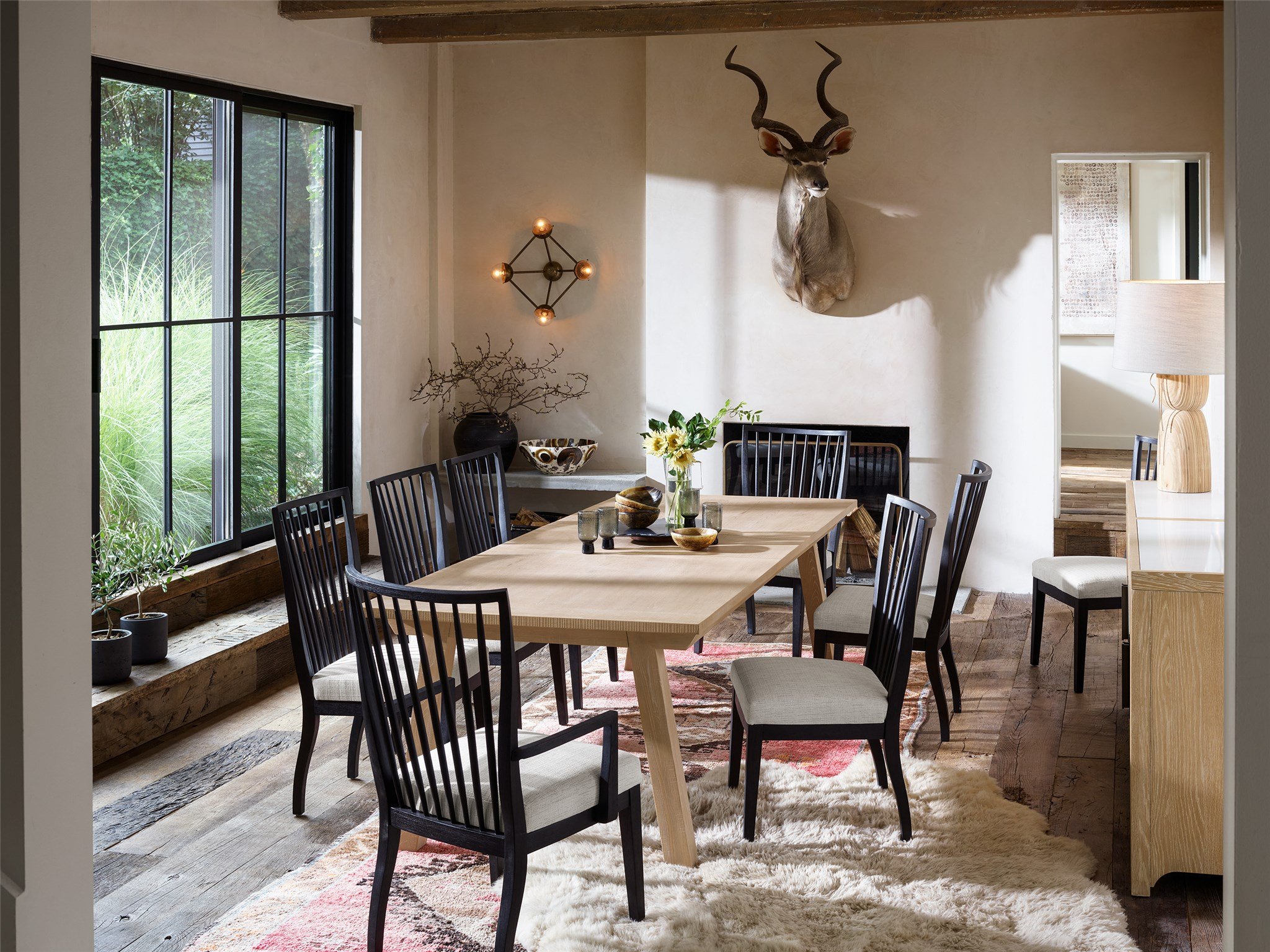 modern farmhouse miller dining table | universal furniture