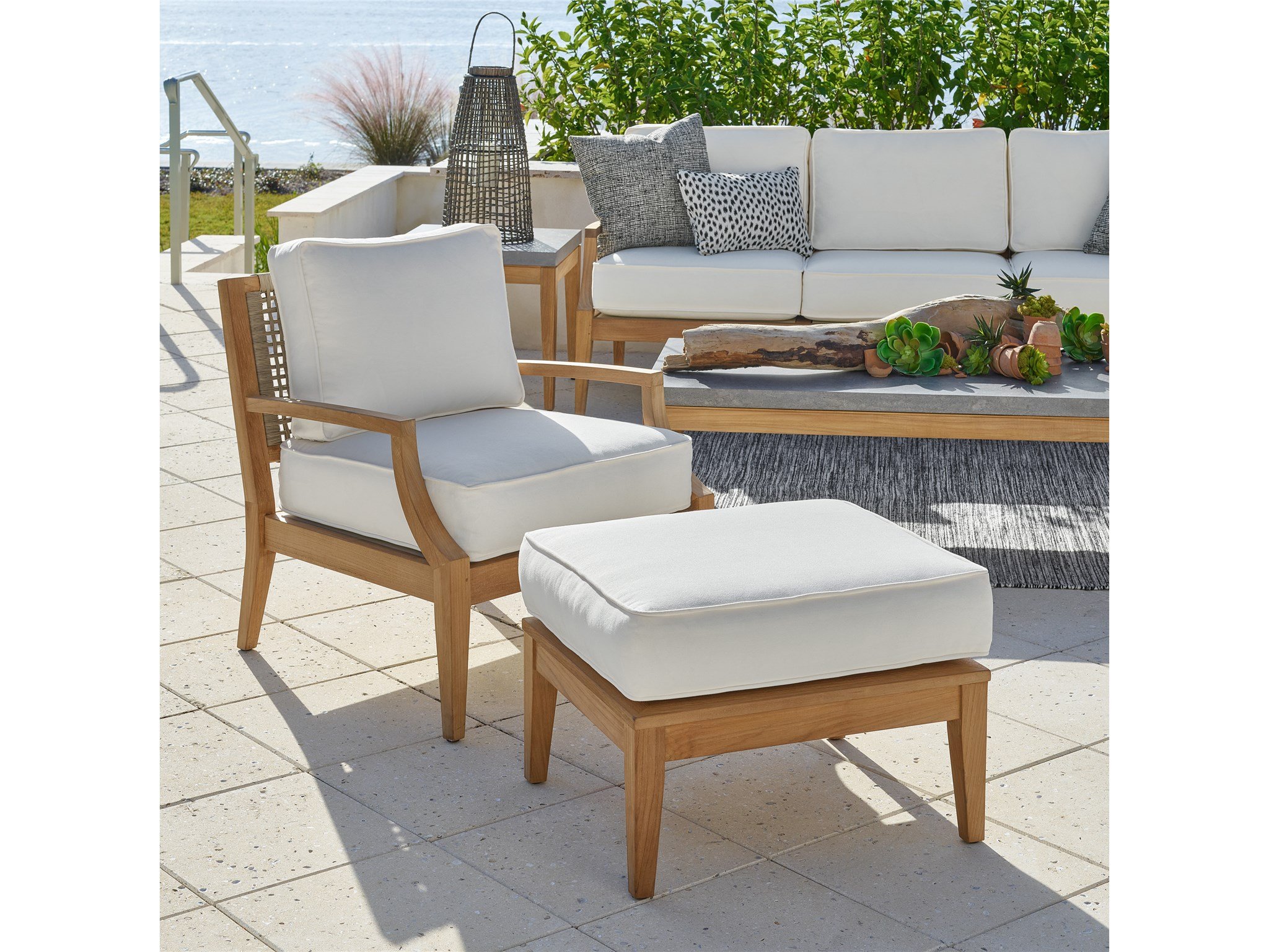 Coastal Living Outdoor Chesapeake Ottoman Universal Furniture