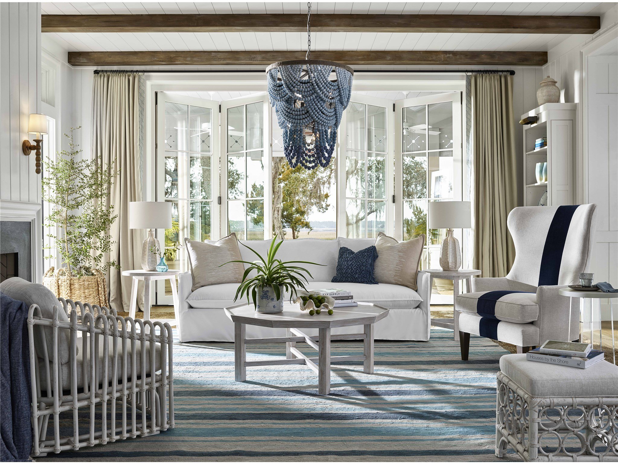 Coastal living sofa deals
