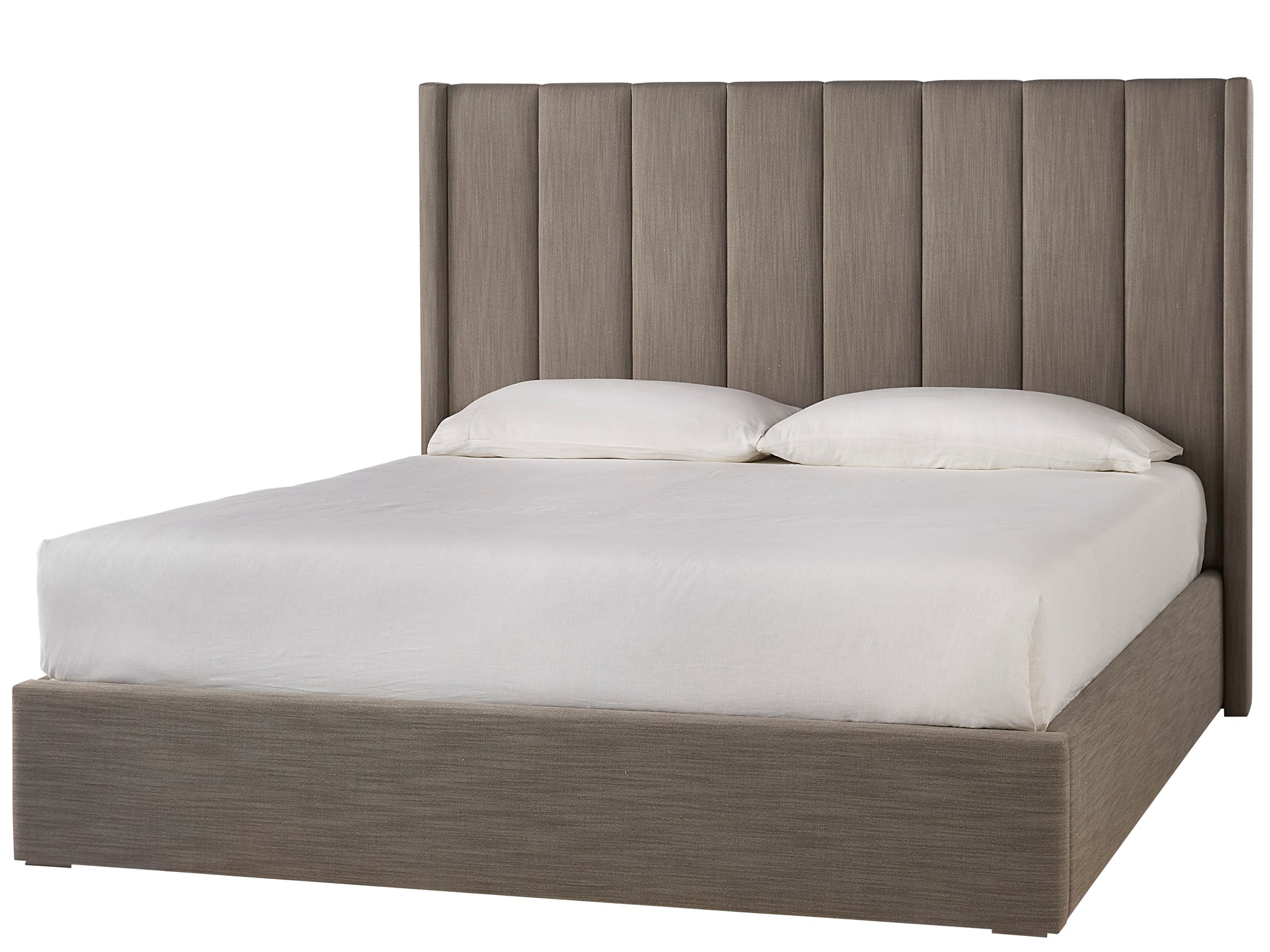 Upholstered Shelter King Bed