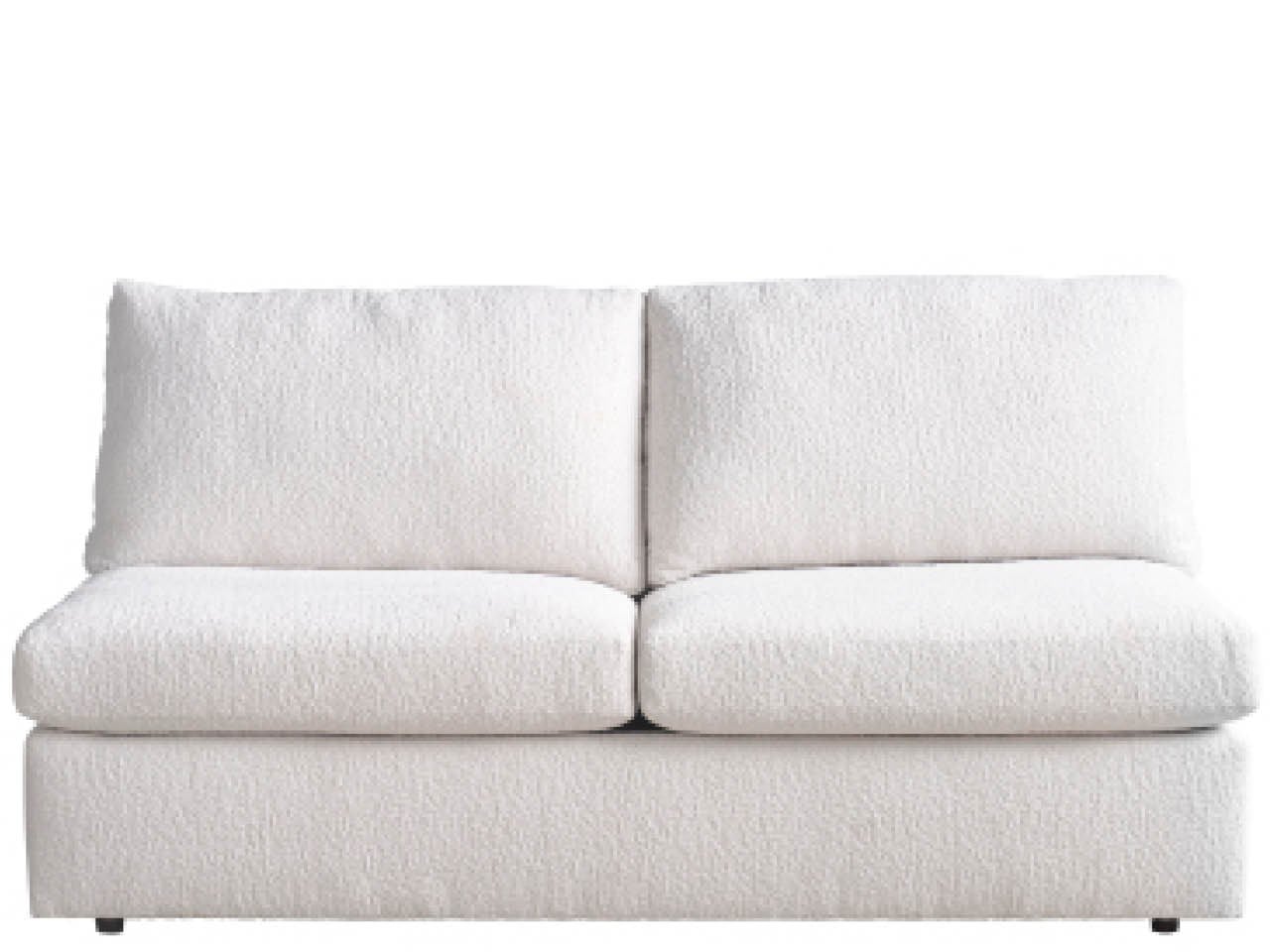 Modern U Choose Armless Loveseat