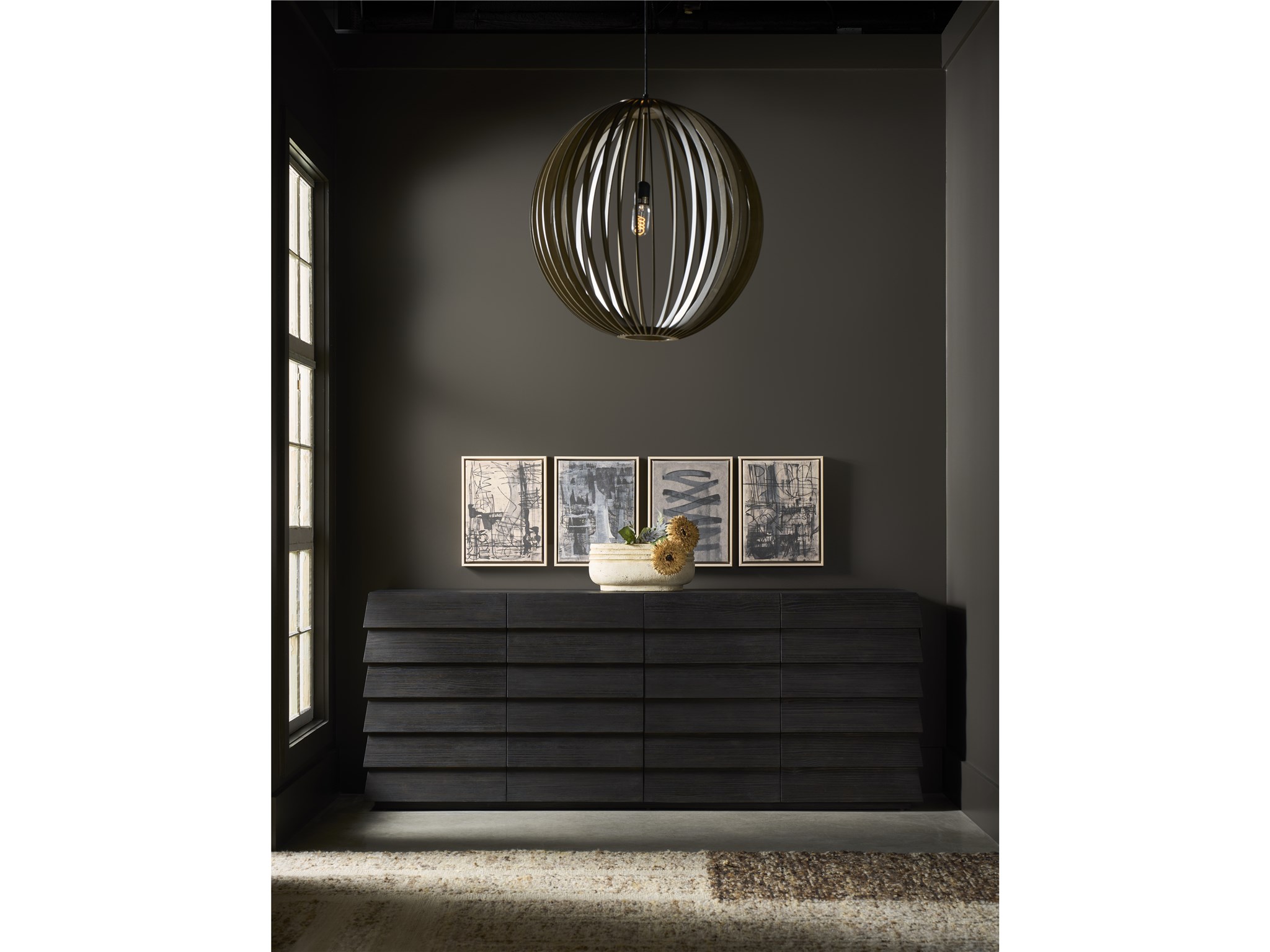 Dwell Basalt Lap Credenza | Universal Furniture
