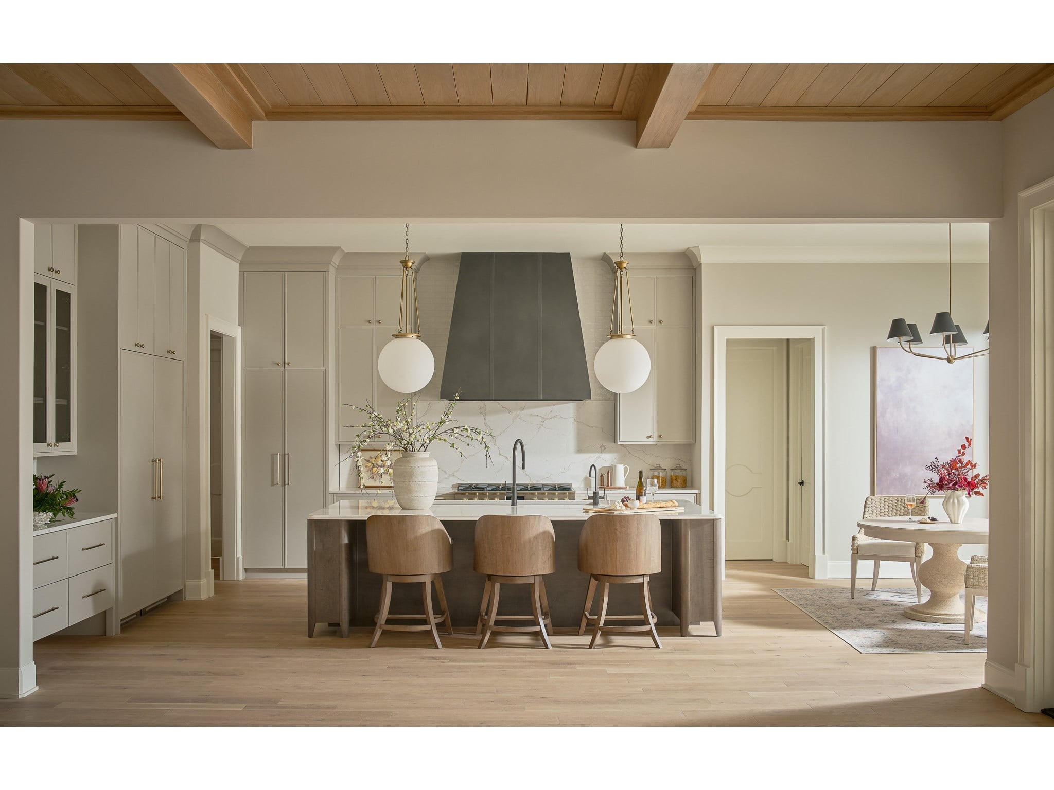 Willow Wrapped Dining Table Slide 4
