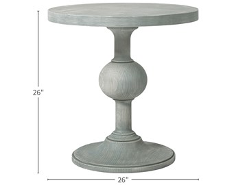 Thumbnail Round Pedestal End Table