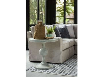 Thumbnail Round Pedestal End Table