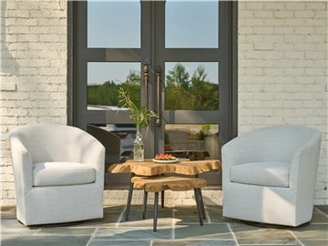 Thumbnail Burke Outdoor Swivel Chair - Special Order 1