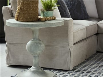 Thumbnail Round Pedestal End Table
