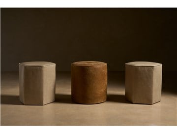 Thumbnail Gemma Round Ottoman - Special Order 1