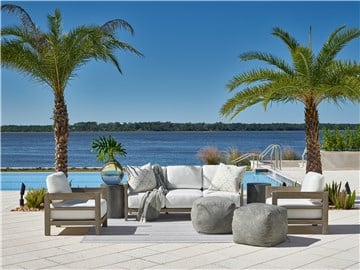 Thumbnail Bottega Outdoor Ottoman - Special Order