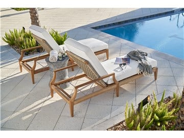 Coastal store chaise lounge