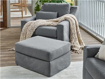 Thumbnail Brooke Outdoor Ottoman - Special Order