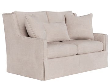 Thumbnail Hudson Skirted Loveseat - Special Order
