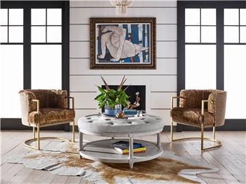 Thumbnail Lacie Round Ottoman