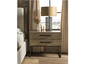 Thumbnail Boulder Metal Base Nightstand