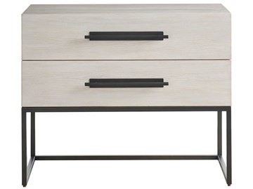 Thumbnail River Rock Metal Base Nightstand 1