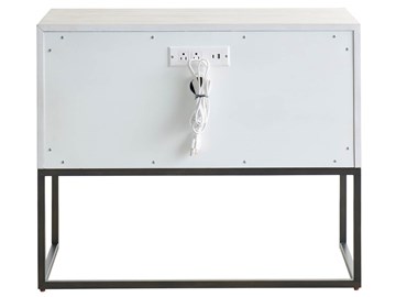 Thumbnail River Rock Metal Base Nightstand 3