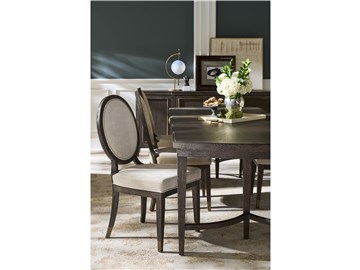 Thumbnail Cocoa Oval Side Chair 1