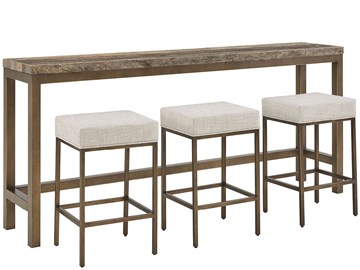 Thumbnail Brindle Console W Stools 2