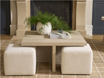 Thumbnail Dockside Cocktail Table with Ottomans 2