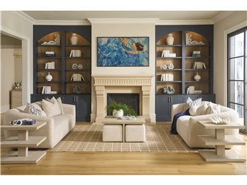 Thumbnail Dockside Cocktail Table with Ottomans 1